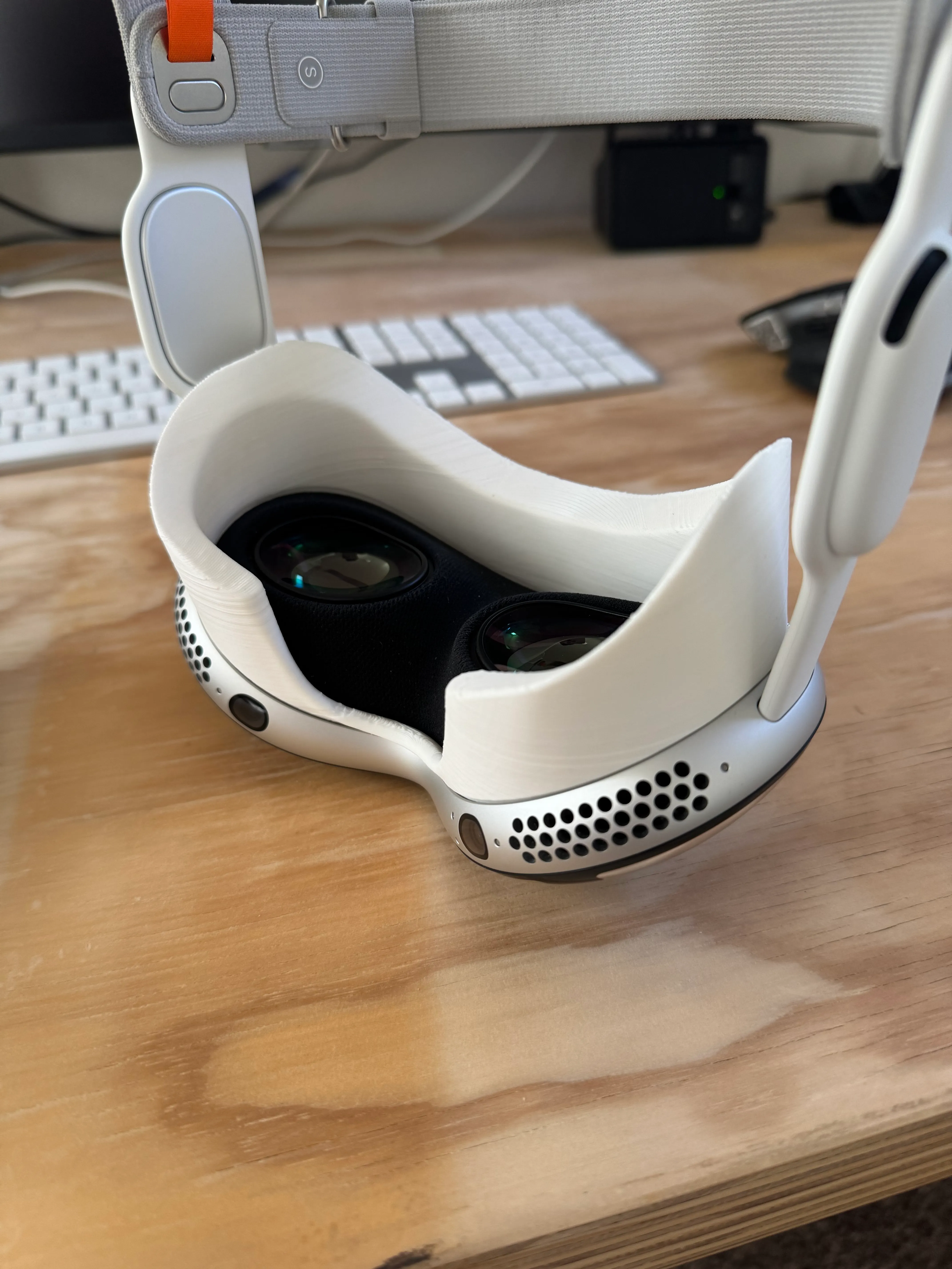 LightSeal prototype on the Vision Pro