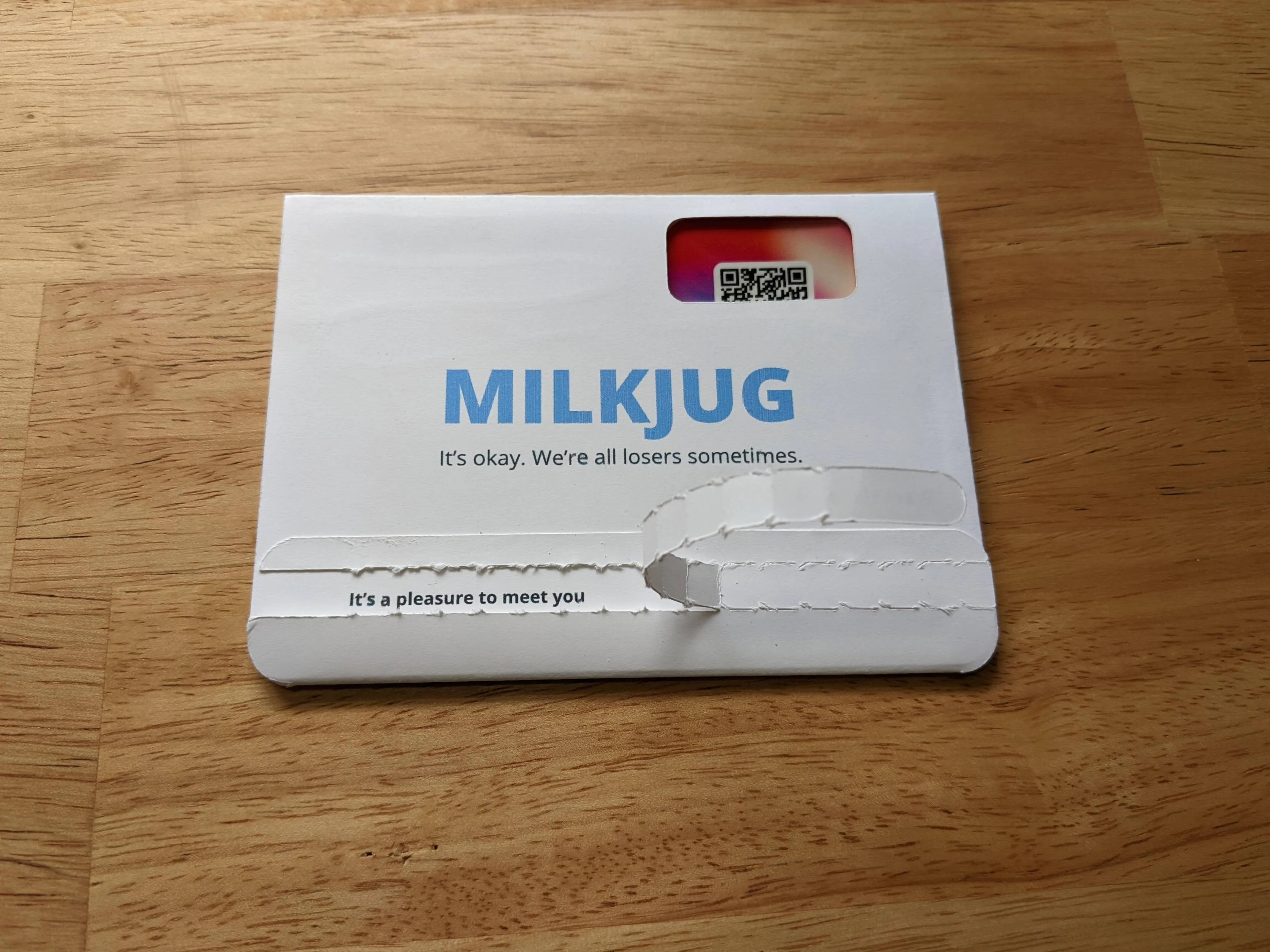 Tags packaging with inserts